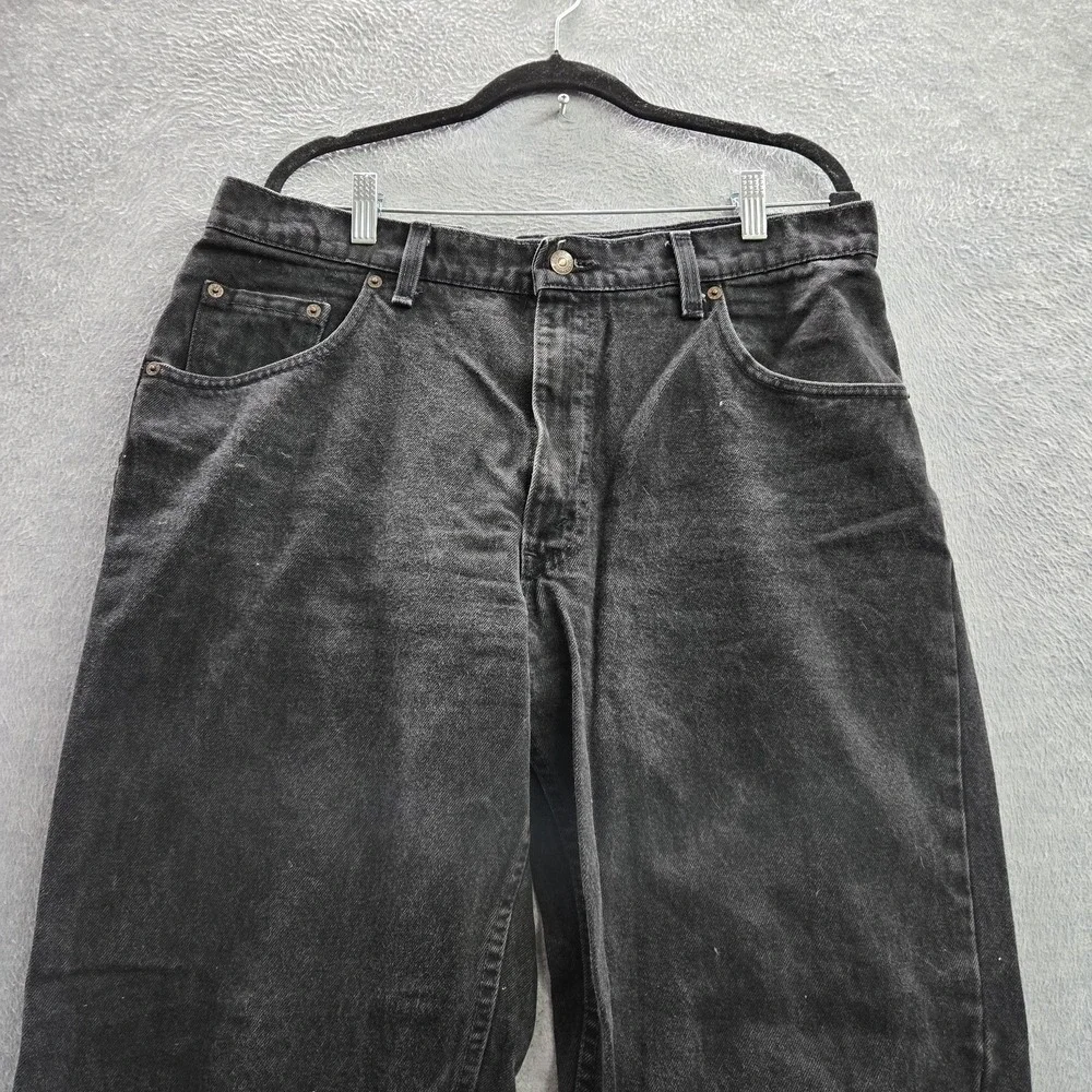 VINTAGE Levi's‎ 560 Men Jeans 36X30 Black Denim Loose Fit Tapered Leg 90s USA